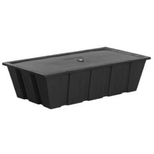Laituriponttooni 250 l musta 1130x690x410