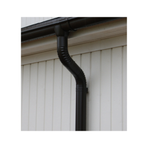 Sadevesijärjestelmän alastulo tummanruskea 100 mm