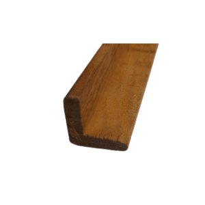 Teak L-lista 6x22x22