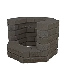 Lohkomuurigrilli Kipinä musta