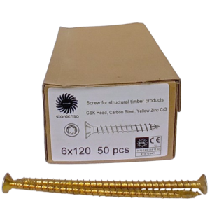 Puuruuvi 6x120 50kpl/ltk TX30