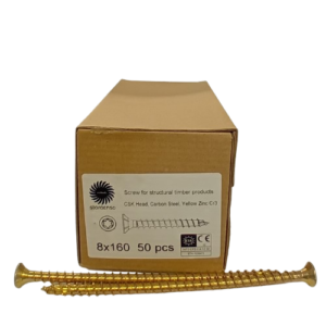 Puuruuvi 8x160 50kpl/ltk TX30