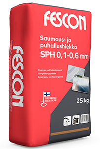 Saumaus- ja puh.hiekka SPH 0,1-0,6